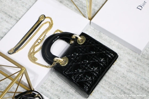 Tony Luxuries With Mini diro leather Cow Lady patent 0812